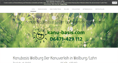 Desktop Screenshot of kanu-basis.com